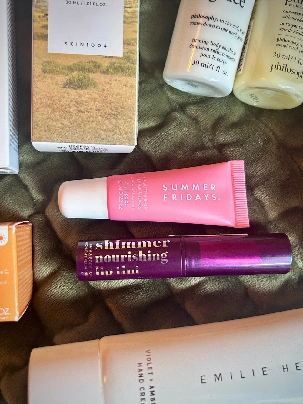 10 pc Skincare & Beauty Bundle with Summer Fridays, Ole Henriksen, Philosophy